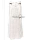 MET Boho G360 B143 Riflová sukně Bianco